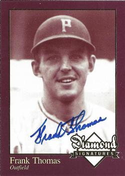 2006 Philadelphia Athletics Historical Society Diamond Signatures #NNO Frank Thomas Front
