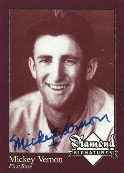 2006 Philadelphia Athletics Historical Society Diamond Signatures #NNO Mickey Vernon Front