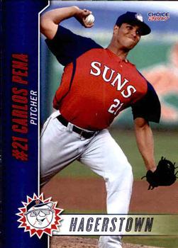2017 Choice Hagerstown Suns #19 Carlos Pena Front