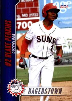 2017 Choice Hagerstown Suns #20 Blake Perkins Front