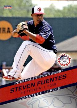 2018 Choice Hagerstown Suns #16 Steven Fuentes Front