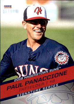2018 Choice Hagerstown Suns #21 Paul Panaccione Front