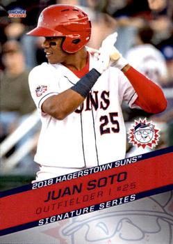 2018 Choice Hagerstown Suns #25 Juan Soto Front