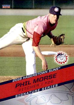 2018 Choice Hagerstown Suns #30 Phil Morse Front