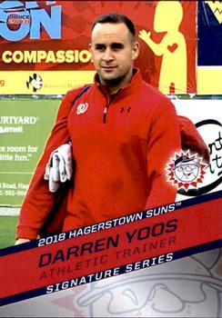 2018 Choice Hagerstown Suns #35 Darren Yoos Front