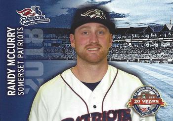 2018 Choice Somerset Patriots #18 Randy McCurry Front