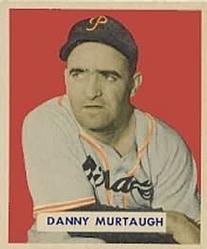 1949 Bowman #124 Danny Murtaugh Front