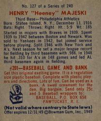 1949 Bowman #127 Henry 