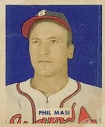 1949 Bowman #153 Phil Masi Front