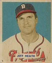 1949 Bowman #169 Jeff Heath Front