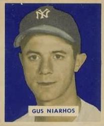 1949 Bowman #181 Gus Niarhos Front