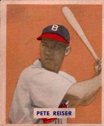 1949 Bowman #185 Pete Reiser Front