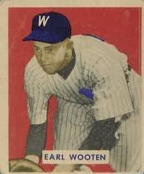 1949 Bowman #189 Earl Wooten Front