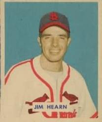 1949 Bowman #190 Jim Hearn Front