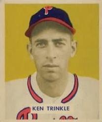 1949 Bowman #193 Ken Trinkle Front