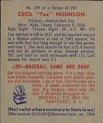 1949 Bowman #199 Cecil 