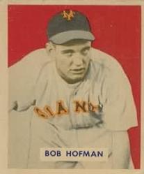 1949 Bowman #223 Bob Hofman Front