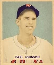 1949 Bowman #231 Earl Johnson Front