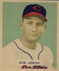 1949 Bowman #238 Bob Lemon Front