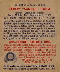 1949 Bowman #224 Leroy 