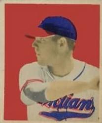 1949 Bowman #43 Dale Mitchell Front