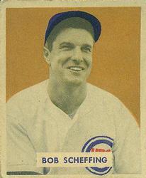 1949 Bowman #83 Bob Scheffing Front
