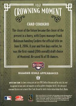 2005 Donruss Diamond Kings #137 Chad Cordero Back