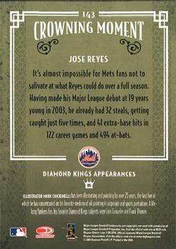 2005 Donruss Diamond Kings #143 Jose Reyes Back