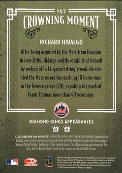 2005 Donruss Diamond Kings #147 Richard Hidalgo Back