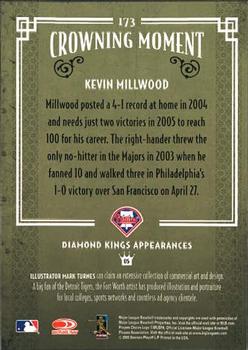 2005 Donruss Diamond Kings #173 Kevin Millwood Back