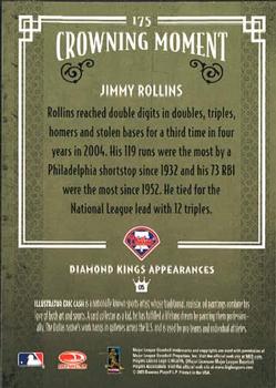 2005 Donruss Diamond Kings #175 Jimmy Rollins Back