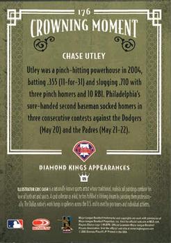 2005 Donruss Diamond Kings #176 Chase Utley Back