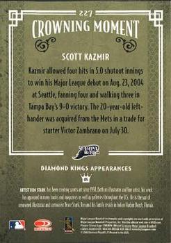 2005 Donruss Diamond Kings #227 Scott Kazmir Back