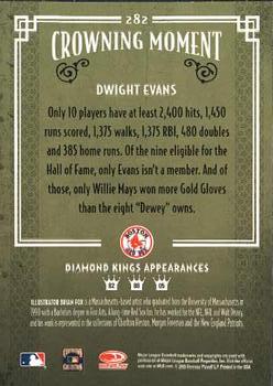2005 Donruss Diamond Kings #282 Dwight Evans Back