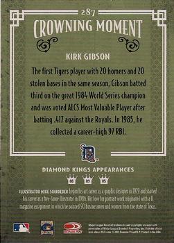 2005 Donruss Diamond Kings #287 Kirk Gibson Back