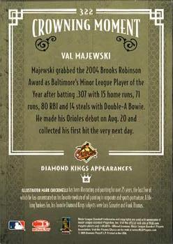 2005 Donruss Diamond Kings #322 Val Majewski Back