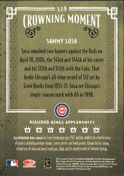 2005 Donruss Diamond Kings #328 Sammy Sosa Back