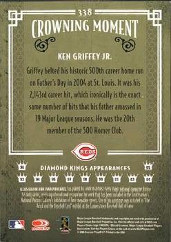 2005 Donruss Diamond Kings #338 Ken Griffey Jr. Back