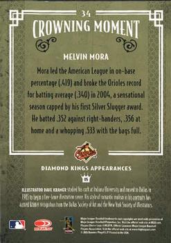 2005 Donruss Diamond Kings #34 Melvin Mora Back