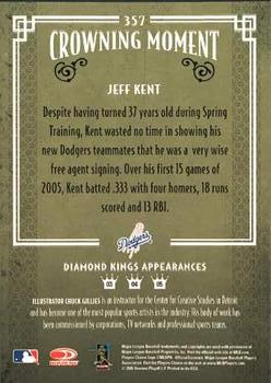 2005 Donruss Diamond Kings #357 Jeff Kent Back