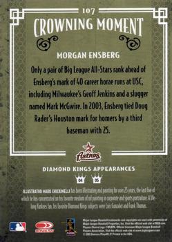 2005 Donruss Diamond Kings #107 Morgan Ensberg Back