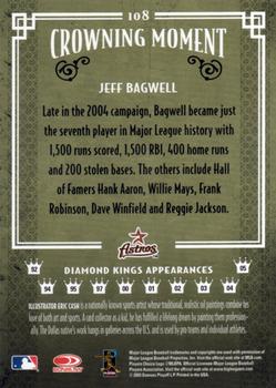 2005 Donruss Diamond Kings #108 Jeff Bagwell Back