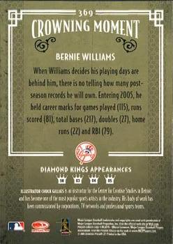 2005 Donruss Diamond Kings #369 Bernie Williams Back