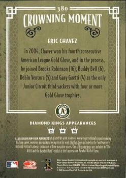 2005 Donruss Diamond Kings #380 Eric Chavez Back