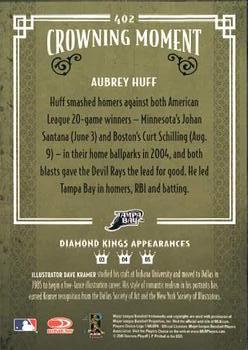 2005 Donruss Diamond Kings #402 Aubrey Huff Back