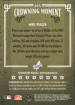 2005 Donruss Diamond Kings #424 Mike Piazza Back
