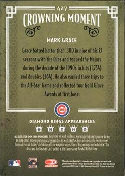 2005 Donruss Diamond Kings #427 Mark Grace Back