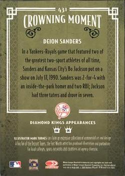 2005 Donruss Diamond Kings #431 Deion Sanders Back