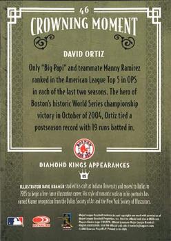 2005 Donruss Diamond Kings #46 David Ortiz Back