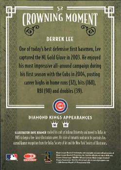 2005 Donruss Diamond Kings #52 Derrek Lee Back
